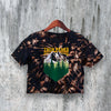 Vintage Twin Peaks Crop Top Retro Horror Crop Tee Aesthetic Movie Shirt