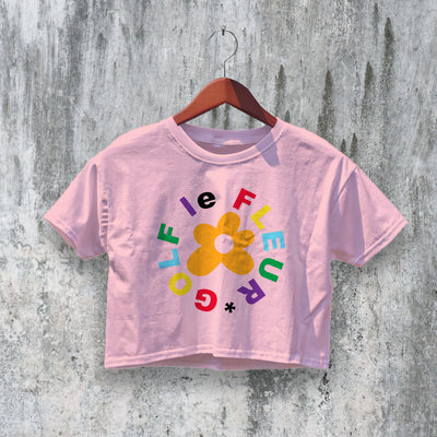 Tyler The Creator Crop Top GOLF le FLEUR Crop Tee Flower Boy Shirt