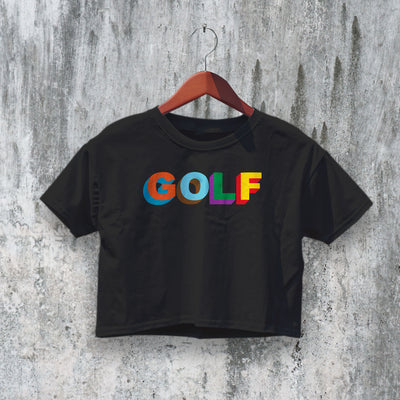 Tyler The Creator Crop Top Golf Logo Crop Tee Golf Wang Artistic Shirt