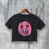 Tyler The Creator Crop Top Cherry Bomb Head Crop Tee Hip Hop Fan Shirt