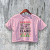 Clairo Crop Top All I Want For Christmas Crop Tee Christmas Shirt Music