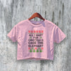 Cage The Elephant Crop Top Christmas Crop Tee Rock Band Shirt Edgy Fan