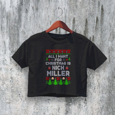 New Girl Crop Top Nick Miller Crop Tee For Christmas Shirt Funny TV Show