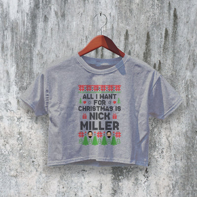 New Girl Crop Top Nick Miller Crop Tee For Christmas Shirt Funny TV Show