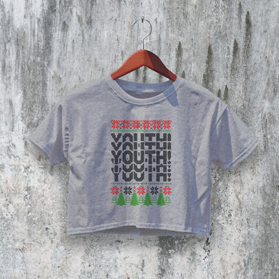 New Girl Crop Top Youth Crop Tee For Christmas Shirt Funny New Girl Quote