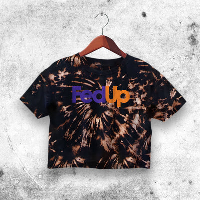 FedEx Inspired FedUp Crop Top FedUp Shirt Parody Aesthetic Y2K Shirt - bestshirtz#