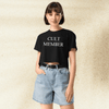 Cult Member Crop Top Y2K Aesthetic Music Tee | Vintage Inspired Graphic Crop Shirt - bestshirtz