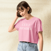 Cult Member Crop Top Y2K Aesthetic Music Tee | Vintage Inspired Graphic Crop Shirt - bestshirtz