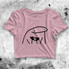 Cute Heart Sign Meme Crop Top Meme Shirt Aesthetic Y2K Shirt