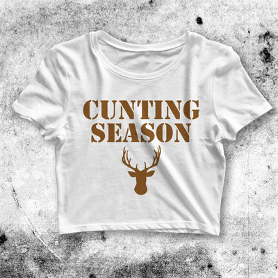 Cunting Season Crop Top Cunting Season Shirt Aesthetic Y2K Shirt - bestshirtz#