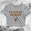 Cunting Season Crop Top Cunting Season Shirt Aesthetic Y2K Shirt - bestshirtz#