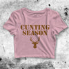 Cunting Season Crop Top Cunting Season Shirt Aesthetic Y2K Shirt - bestshirtz#