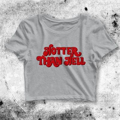 Dua Lipa Crop Top Hotter Than Hell Crop Tee Lipa Pop Music Merch - bestshirtz#