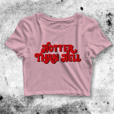 Dua Lipa Crop Top Hotter Than Hell Crop Tee Lipa Pop Music Merch - bestshirtz#