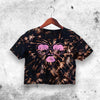 Heart Glasses Women Crop Top Heart Glasses Shirt Aesthetic Y2K Shirt