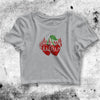 Hot Heart Cherry Crop Top Hot Heart Cherry Shirt Aesthetic Y2K Merch - bestshirtz#