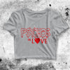 Psycho in Love Crop Top Women's Psycho Crop Tee Y2K Music - bestshirtz#