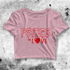 Psycho in Love Crop Top Women's Psycho Crop Tee Y2K Music - bestshirtz#