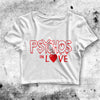 Psycho in Love Crop Top Women's Psycho Crop Tee Y2K Music