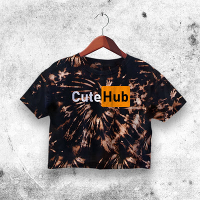 Cute Hub Parody Crop Top Cute Hub Shirt Parody Aesthetic Y2K Shirt - bestshirtz#