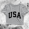 Friends Crop Top Rachel Green USA Crop Tee Aesthetic USA Friends Shirt