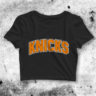 NBA Knicks Crop Top New York Knicks Crop Tee American Basketball Shirt - bestshirtz#