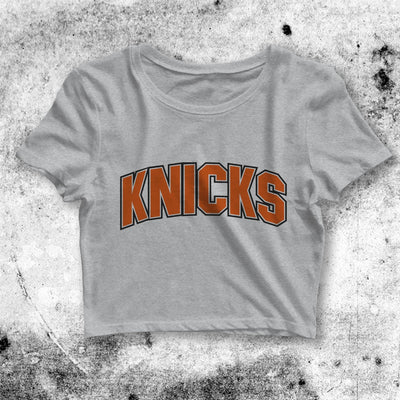 NBA Knicks Crop Top New York Knicks Crop Tee American Basketball Shirt - bestshirtz#