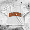 NBA Knicks Crop Top New York Knicks Crop Tee American Basketball Shirt