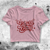 Christmas Crop Top Santa Baby Crop Tee Gift For Christmas Shirt