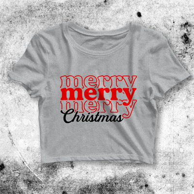 Christmas Crop Top Merry Christmas Crop Tee Christmas Gift For Her - bestshirtz#