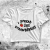 Fiona Apple Crop Top I Spread Like Strawberries Crop Tee Music Shirt - bestshirtz#