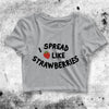 Fiona Apple Crop Top I Spread Like Strawberries Crop Tee Music Shirt - bestshirtz#