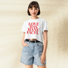 Love Has Many Faces Crop Top | Inspirational Quote Shirt | Aesthetic Graphic Tee for Women