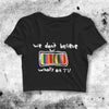 Twenty One Pilots Crop Top TØP Shirt We Don't Believe on TV Crop Tee - bestshirtz#