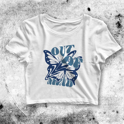 Tove Lo Crop Top Out of Mind Crop Tee Butterfly Mind Aesthetic Y2K - bestshirtz#