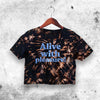 Alive With Pleasure Crop Top Alive With Pleasure Shirt Slogan Aesthetic Y2K Shirt