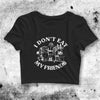 I Don't Eat My Friends Crop Top Vegan Shirt Vegetarian Aesthetic Y2K Shirt - bestshirtz#