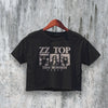 ZZ Top Crop Top Tres Hombres Crop Tee Texas Rock Shirt Band Music - bestshirtz#